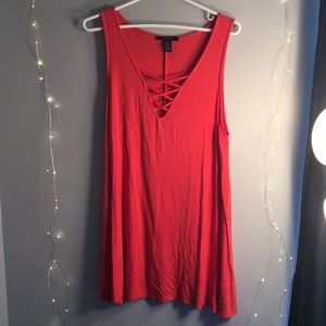 Bright Orange Summer Dress
